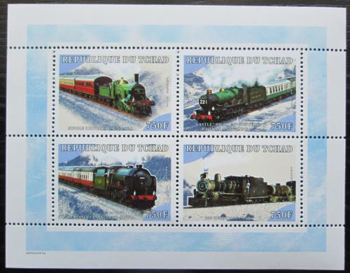 Poštovní známky Èad 2001 Parní lokomotivy Mi# 2200-03 Kat 14€