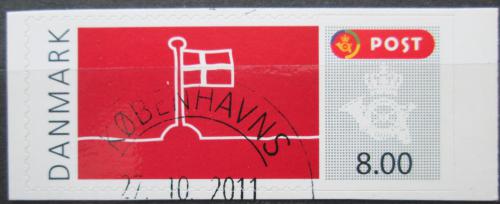 Poštovní známka Dánsko 2011 Státní vlajka Mi# 1666