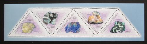 Poštovní známky Guinea 2011 Minerály Mi# 8522-26 Kat 20€
