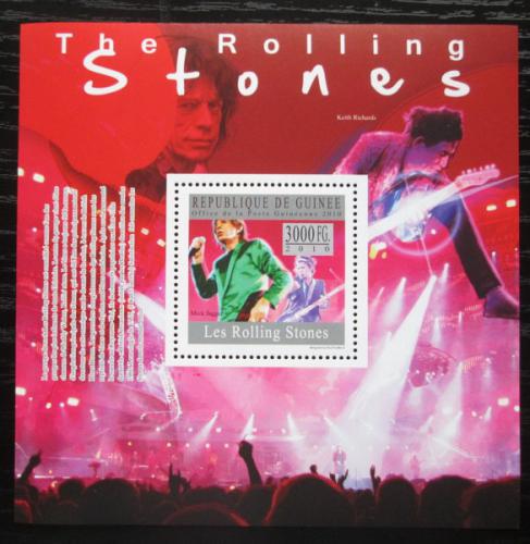 Poštovní známka Guinea 2010 The Rolling Stones Mi# Block 1814 Kat 10€