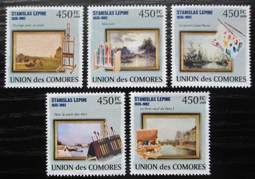 Poštovní známky Komory 2009 Umìní, Stanislas Lépine Mi# 2550-54 Kat 10€