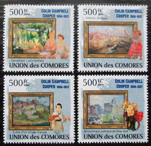 Poštovní známky Komory 2009 Umìní, Colin Campbell Cooper Mi# 2568-71 Kat 9.50€