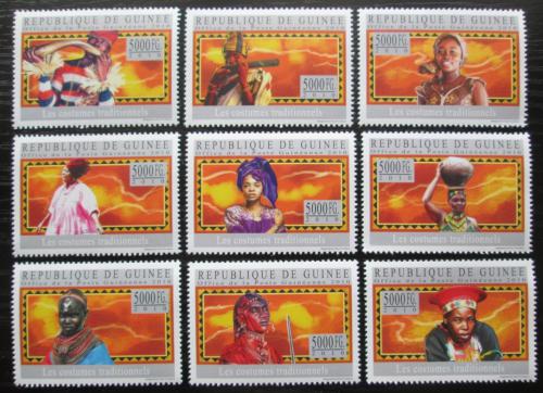 Poštovní známky Guinea 2010 Africké tradièní kostýmy Mi# 7309-17 Kat 18€