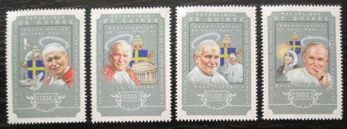 Poštovní známky Guinea 2014 Papež Jan Pavel II. Mi# 10842-45 Kat 20€