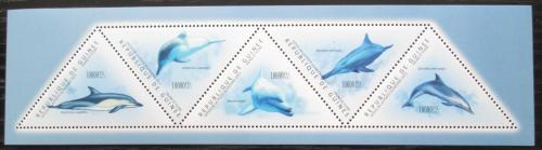 Poštovní známky Guinea 2011 Delfíni Mi# 8696-8700 Kat 20€