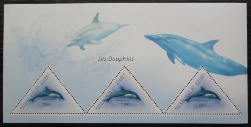 Poštovní známky Guinea 2011 Delfíni Mi# Block 2001 Kat 18€