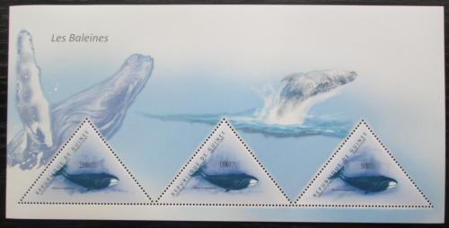 Poštovní známky Guinea 2011 Velryby Mi# Mi# Block 2000 Kat 18€