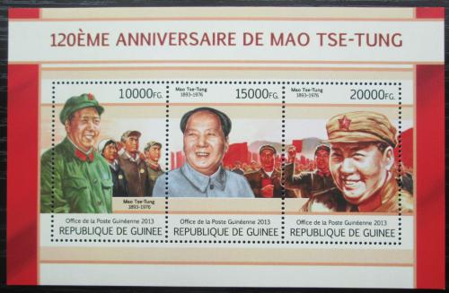 Poštovní známky Guinea 2013 Prezident Mao Ce-tung Mi# 9749-51 Kat 18€