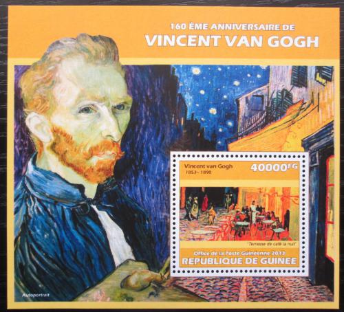 Poštovní známka Guinea 2013 Umìní, Vincent van Gogh Mi# Block 2310 Kat 16€