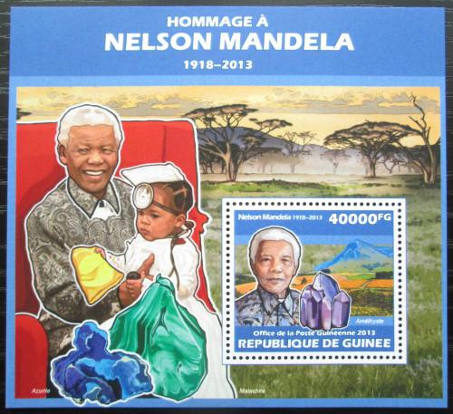 Poštovní známka Guinea 2013 Nelson Mandela Mi# Block 2321 Kat 16€