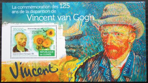 Poštovní známka Guinea 2015 Umìní, Vincent van Gogh Mi# Block 2537 Kat 14€