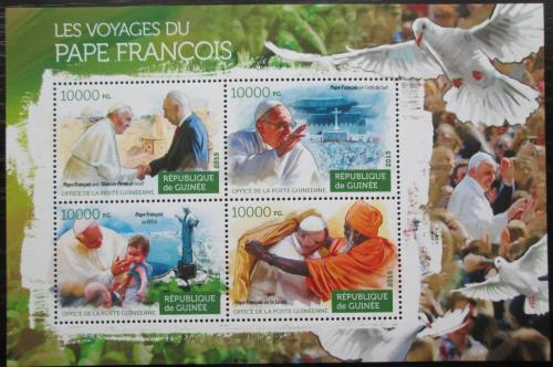 Poštovní známky Guinea 2015 Papež František Mi# 11253-56 Kat 16€