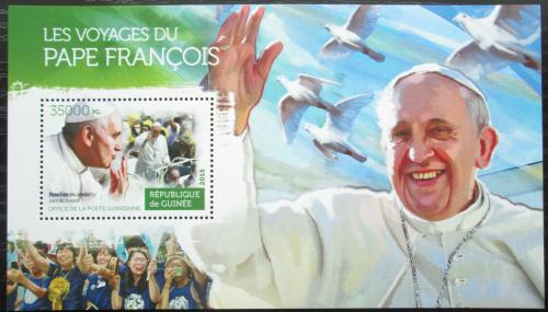 Poštovní známka Guinea 2015 Papež František Mi# Block 2547 Kat 14€
