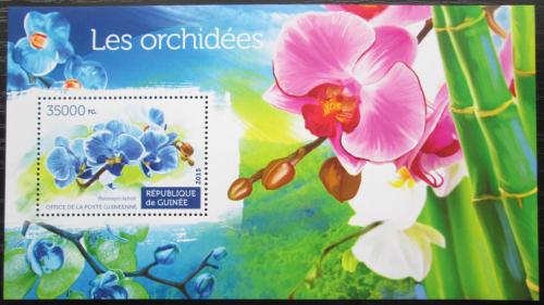 Poštovní známka Guinea 2015 Orchideje Mi# Block 2528 Kat 14€