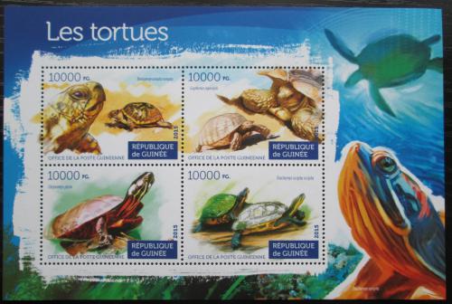 Poštovní známky Guinea 2015 Želvy Mi# 11173-76 Kat 16€