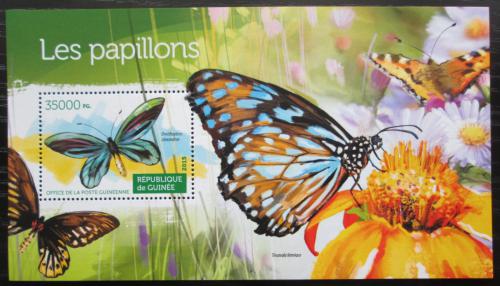 Poštovní známka Guinea 2015 Motýli Mi# Block 2529 Kat 14€