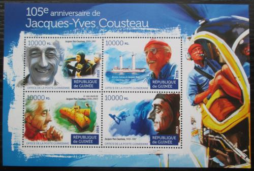 Poštovní známky Guinea 2015 Jacques-Yves Cousteau Mi# 11208-11 Kat 16€