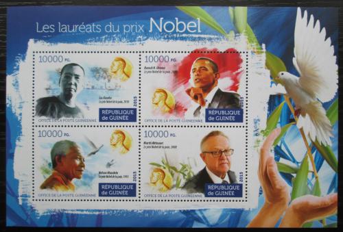 Poštovní známky Guinea 2015 Laureáti Nobelovy ceny Mi# 11263-66 Kat 16€