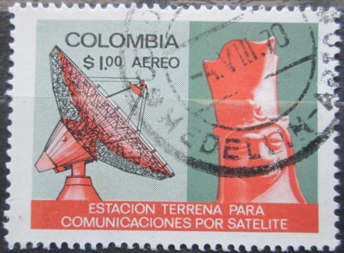 Poštovní známka Kolumbie 1970 Pozemní stanice Choconta Mi# 1164