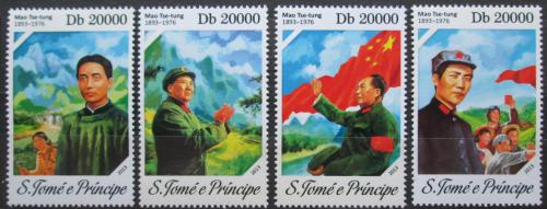 Poštovní známky Svatý Tomáš 2013 Mao Ce-tung Mi# 5406-09 Kat 8€