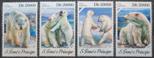 Poštovní známky Svatý Tomáš 2013 Medvìd lední Mi# 5391-94 Kat 8€