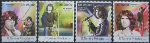 Poštovní známky Svatý Tomáš 2013 The Doors, Jim Morrison Mi# 4991-94 Kat 10€