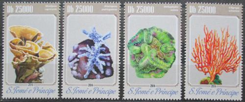 Poštovní známky Svatý Tomáš 2014 Korály Mi# 5790-93 Kat 10€