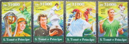 Poštovní známky Svatý Tomáš 2015 Kriket Mi# 6293-96 Kat 12€