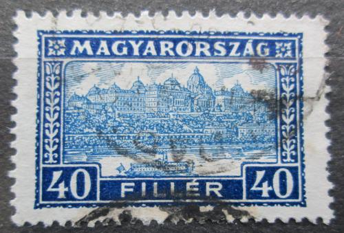 Poštovní známka Maïarsko 1926 Královský hrad v Budapešti Mi# 422