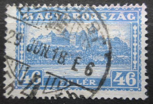 Poštovní známka Maïarsko 1927 Královský hrad v Budapešti Mi# 424