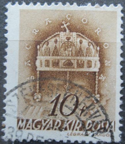 Poštovní známka Maïarsko 1939 Královská koruna Mi# 603