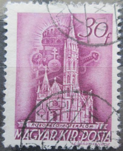 Poštovní známka Maïarsko 1939 Kostel v Budapešti Mi# 607