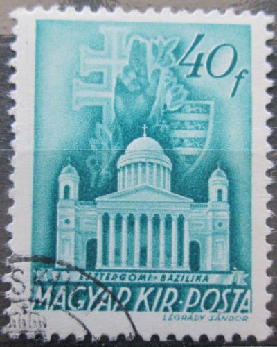 Poštovní známka Maïarsko 1939 Bazilika v Ostøihomi Mi# 609