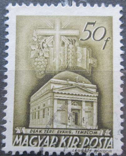 Poštovní známka Maïarsko 1939 Kostel v Budapešti Mi# 610