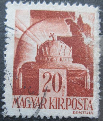 Poštovní známka Maïarsko 1943 Královská koruna Mi# 715