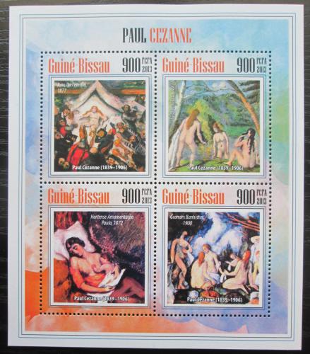 Poštovní známky Guinea-Bissau 2013 Umìní, Paul Cézanne Mi# 6919-22 Kat 14€