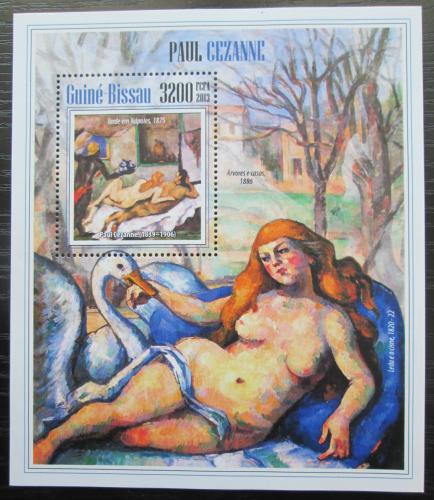 Poštovní známka Guinea-Bissau 2013 Umìní, Paul Cézanne Mi# Block 1214 Kat 13€