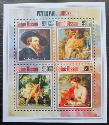 Poštovní známky Guinea-Bissau 2013 Umìní, Peter Paul Rubens Mi# 6933-36 Kat 15€