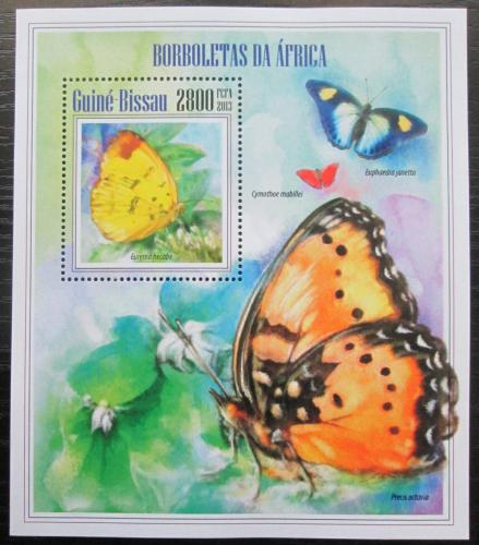 Poštovní známka Guinea-Bissau 2013 Motýli Mi# Block 1189 Kat 12€