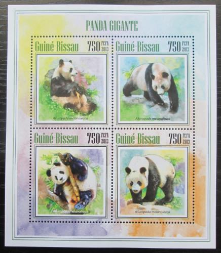 Poštovní známky Guinea-Bissau 2013 Pandy Mi# 7001-04 Kat 12€