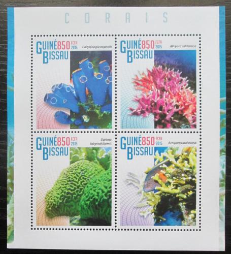 Poštovní známky Guinea-Bissau 2014 Korály Mi# 7479-82 Kat 13€