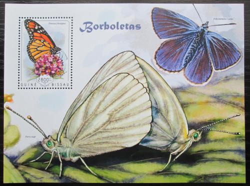 Poštovní známka Guinea-Bissau 2014 Motýli Mi# Block 1290 Kat 11€