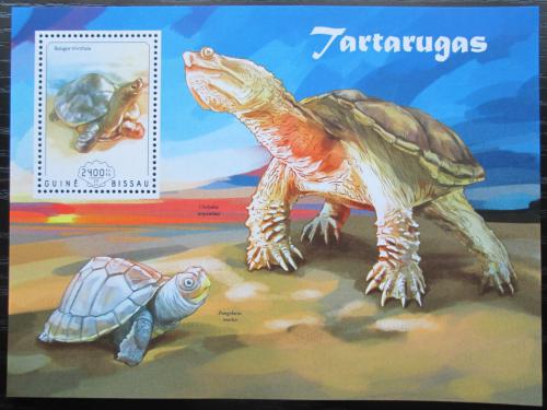 Poštovní známka Guinea-Bissau 2014 Želvy Mi# Block 1287 Kat 9€