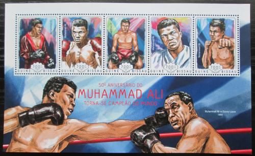 Poštovní známky Guinea-Bissau 2014 Muhammad Ali , box Mi# 7165-69 Kat 14€