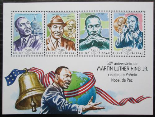 Poštovní známky Guinea-Bissau 2014 Martin Luther King Mi# 7276-79 Kat 12€
