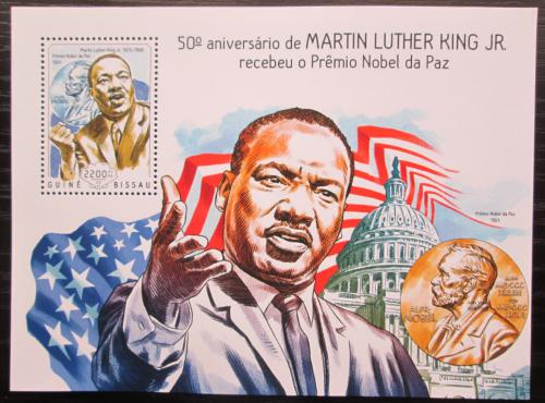 Poštovní známky Guinea-Bissau 2014 Martin Luther King Mi# Block 1274 Kat 8.50€