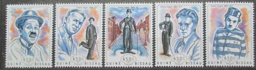 Poštovní známky Guinea-Bissau 2014 Charlie Chaplin Mi# 7046-50 Kat 13€