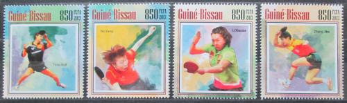 Poštovní známky Guinea-Bissau 2013 Stolní tenis Mi# 7026-29 Kat 14€