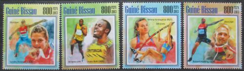 Poštovní známky Guinea-Bissau 2013 MS v lehké atletice Mi# 6966-69 Kat 13€