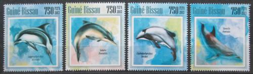 Poštovní známky Guinea-Bissau 2013 Delfíni Mi# 6873-76 Kat 12€